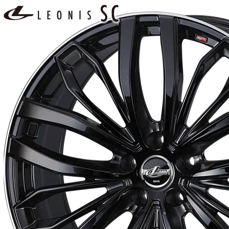 レオニスホイール4本セット 20インチ タイヤ付き WEDS（ウェッズ） ホイール4本セット LEONIS レオニス SC 20インチ