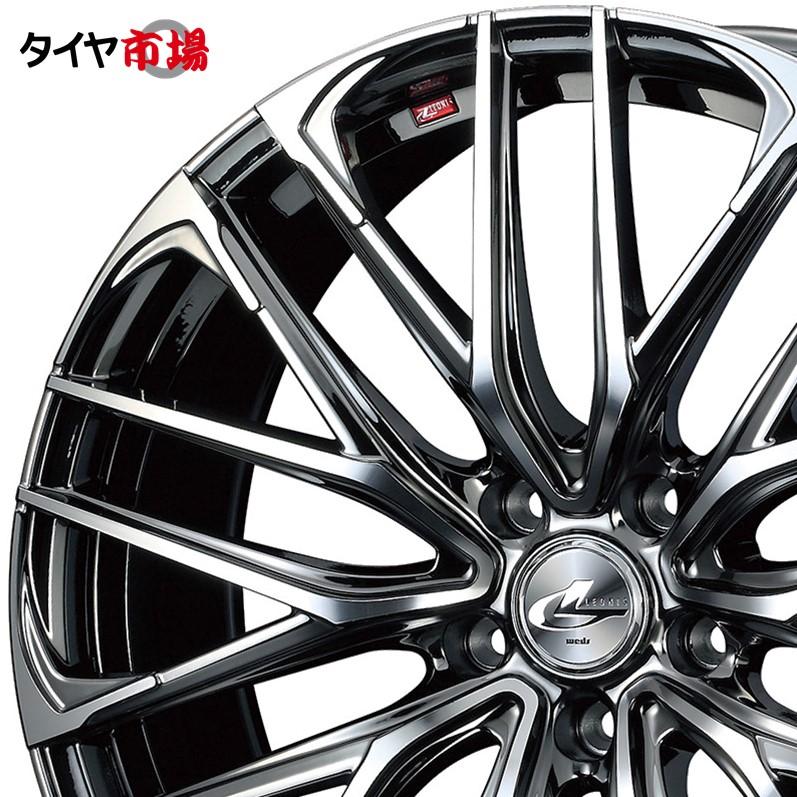 Weds ウェッズ LEONIS レオニス SK 20インチ リム幅8.5J インセット+35 5穴 PCD114.3  BMCMC(ブラックメタルコートミラーカット) 送料無料