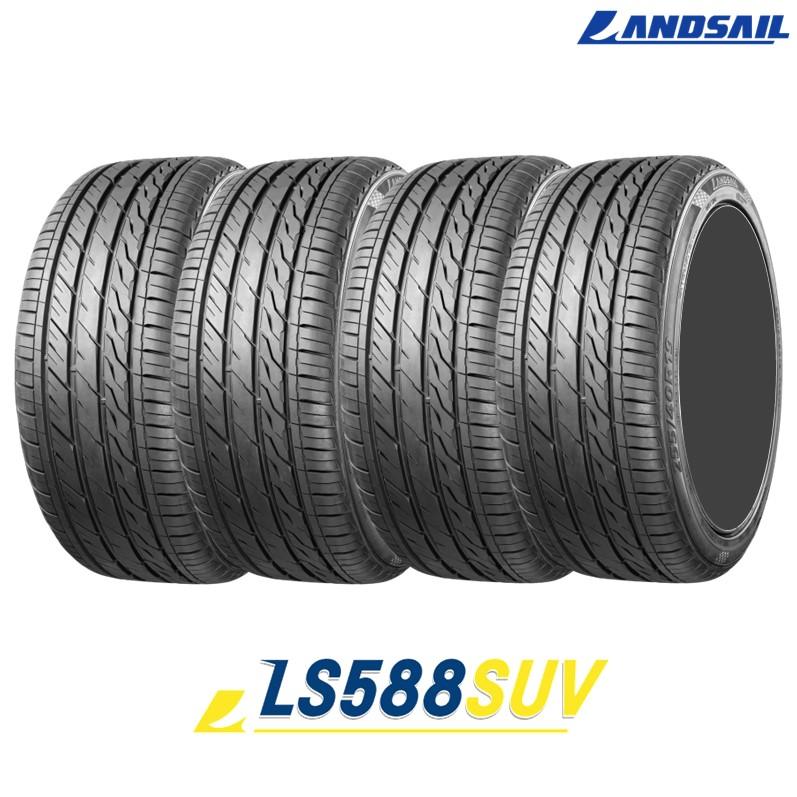 DELINTE 【2024年製】サマータイヤ 4本セット 225/55R18 102W XL LANDSAIL（ランドセイル）LS588 ...