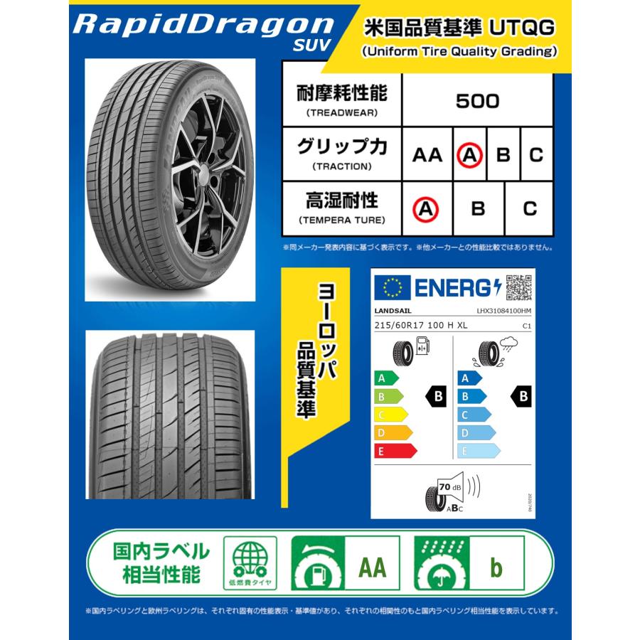 DELINTE 【2025年製】サマータイヤ 4本セット 215/60R17 100H XL DELINTE 【2025年製】サマータイヤ 4本セット 215/60R17 100H XL