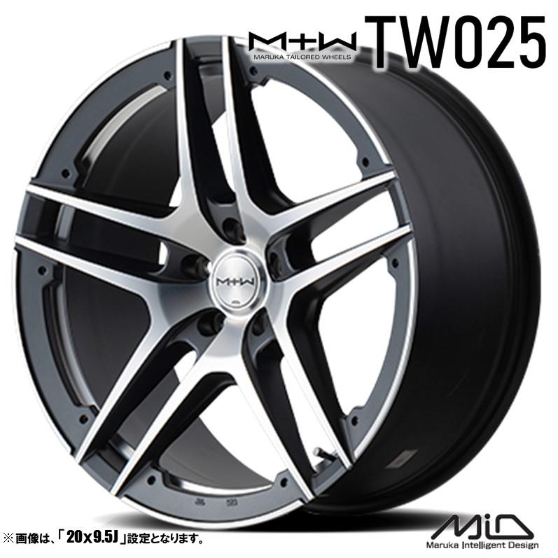 マルカサービス 4本セット M.I.D MTW TW025 18インチ リム幅8.5J マルカサービス 4本セット M.I.D MTW TW025 18インチ リム幅8.5J