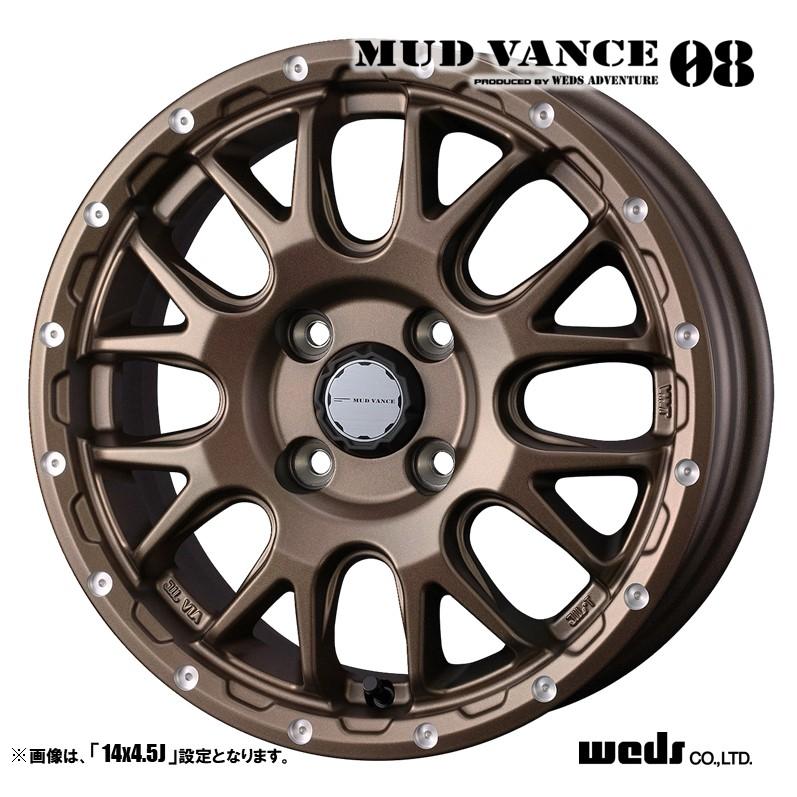 WEDS（ウェッズ） ホイール4本セット MUD VANCE 08 マッドヴァンス 15