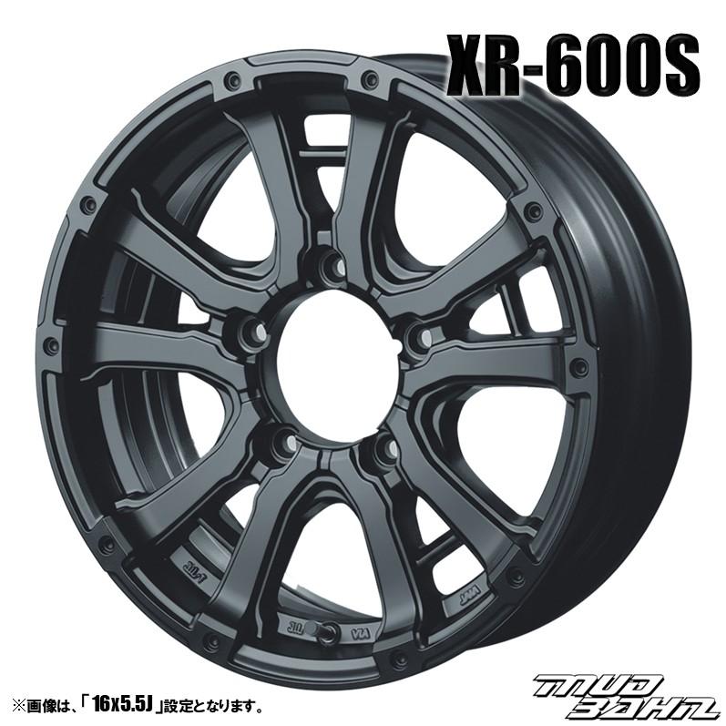 ホイール4本セット MUDBAHN マッドバーン XR-600S 16インチ リム幅5.5J