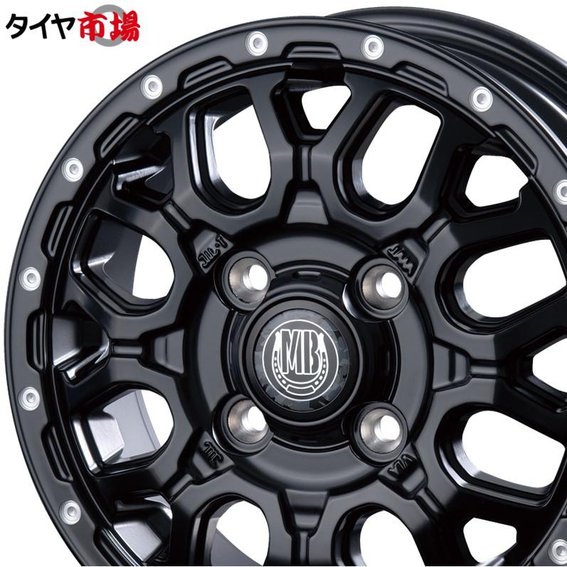 4本セット MUDBAHN マッドバーン XR-800M 12インチ リム幅4.0J