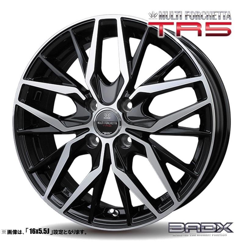 【特別セール/超美品】ロクサーニマルチフォルケッタⅡ18インチ　4本タイヤセット215/45r18　24年5月購入500km走行（約１ヶ月使用） ロクサーニ 4本セット BADX LOXARNY MULTIFORCHETTA マルチ