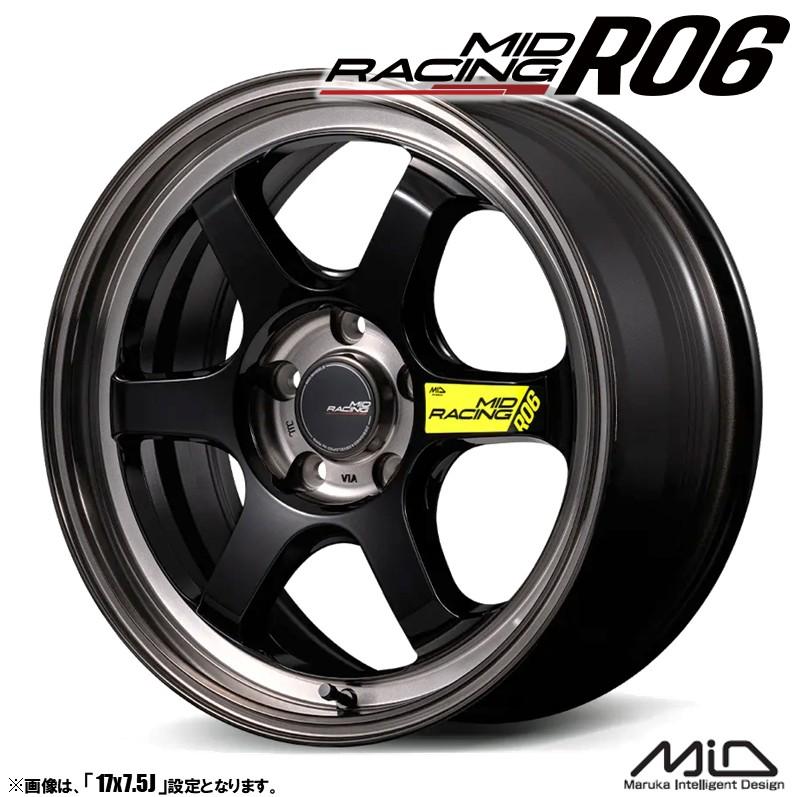 マルカサービス ホイール4本セット MID RACING R06 エムアイディー