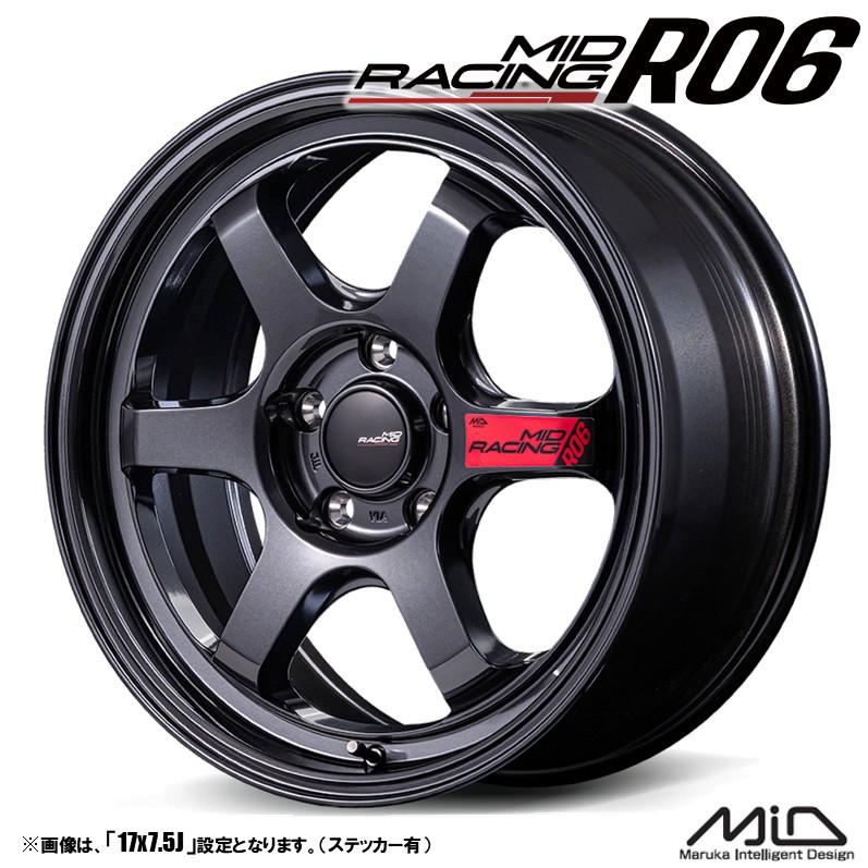 マルカサービス ホイール4本セット MID RACING R06 エムアイディー