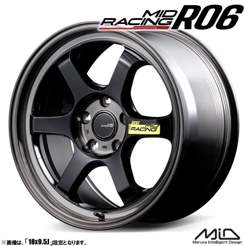 メジャー ホイール【4本セット】 マルカサービス ホイール4本セット MID RACING R06 エムアイディー