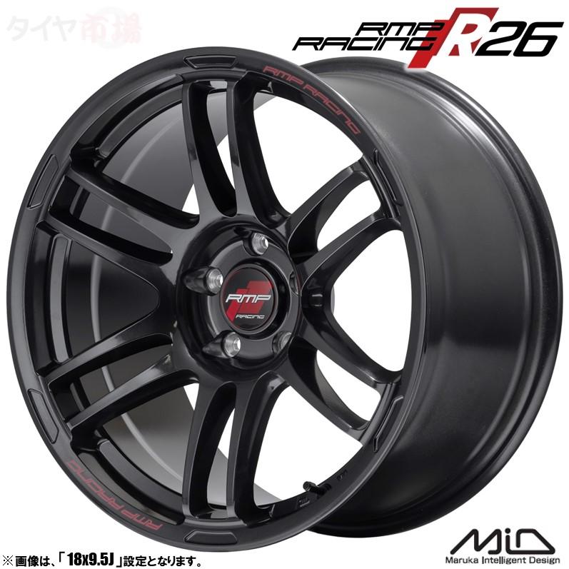 ホイール4本セット M.I.D マルカサービス RMP RACING R26 18インチ