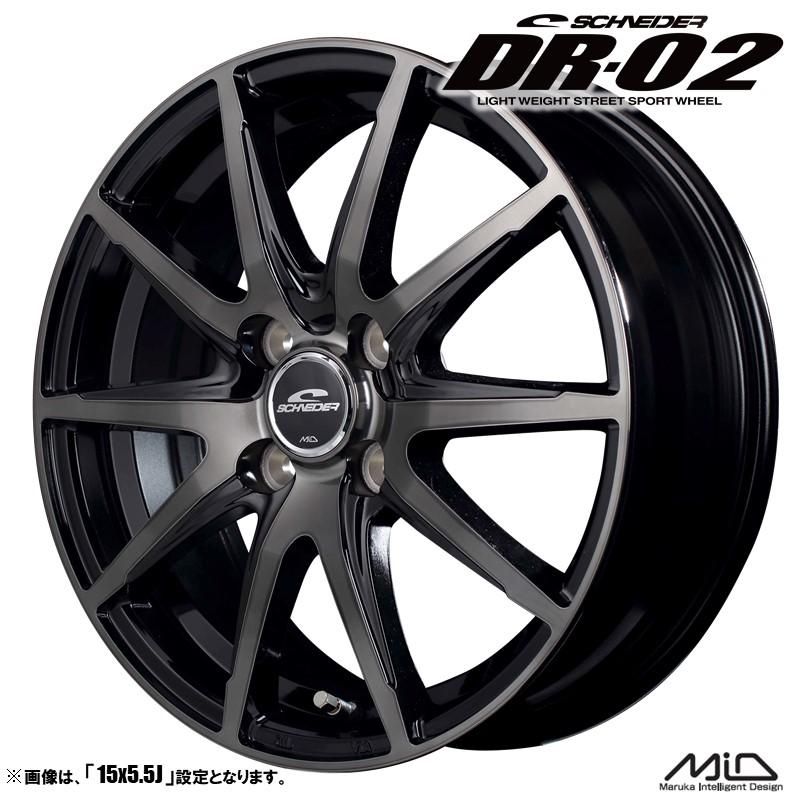 シュナイダー 4本セット SCHNEIDER DR-02 16インチ リム幅6.0J イン