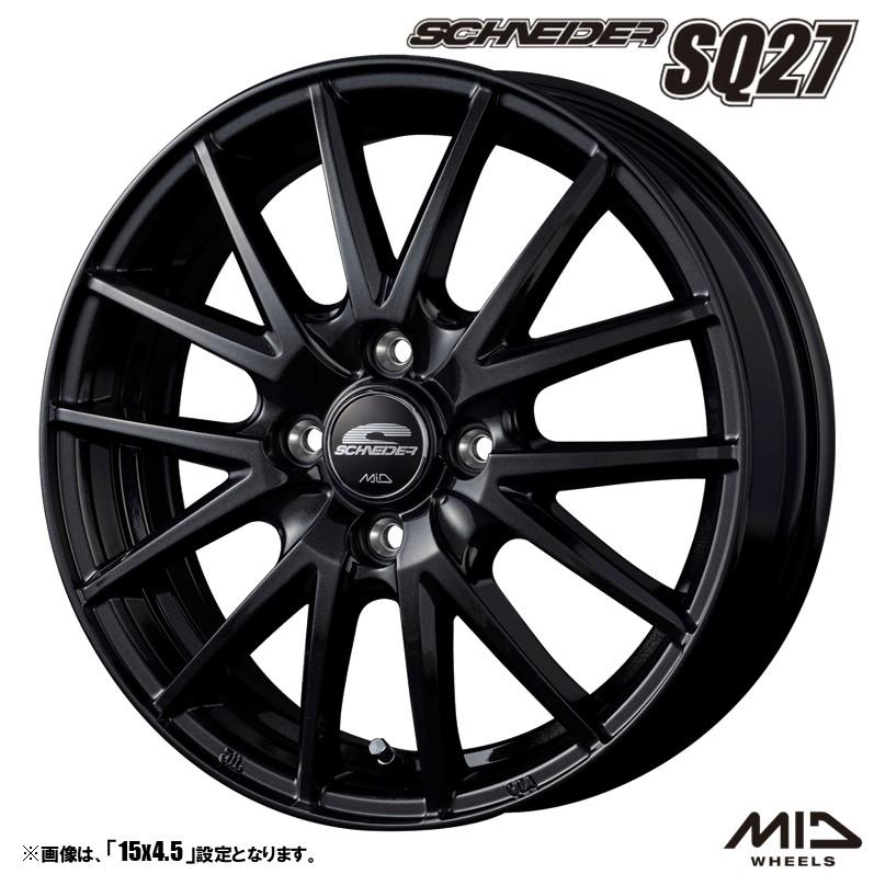 マルカサービス ホイール4本セット MID WHEELS SQ27 15インチ マルカサービス ホイール4本セット MID WHEELS SQ27 15インチ