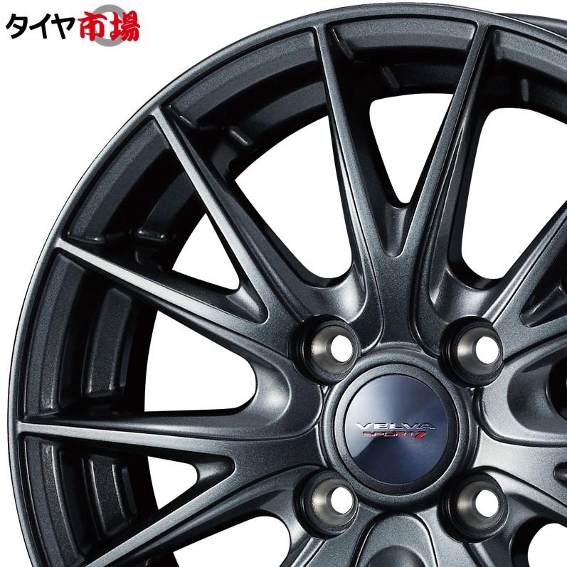 4本セット Weds ウェッズ VELVA SPORT2 ヴェルヴァ スポルトツー 12インチ リム幅4.0J インセット+42 4穴 PCD100【法人宛て発送の場合、送料無料】｜tireichiba｜02