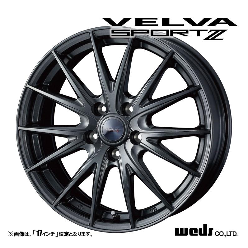 VELVA SPORT2 18インチアルミホイル＋スタッドレス≪送料半額返済！≫ WEDS（ウェッズ） 4本セット VELVA SPORT2 ヴェルヴァ スポルトツー 18