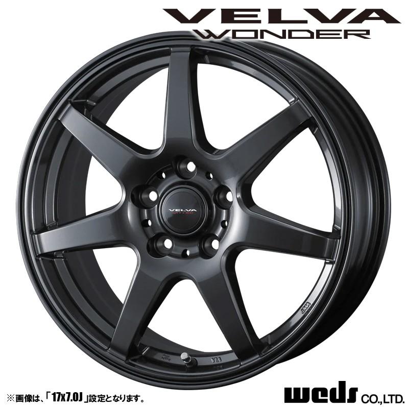 ホイール 4本 weds VELVA 155/65R13 WEDS（ウェッズ） 4本セット VELVA WONDER ヴェルヴァ ワンダー 16