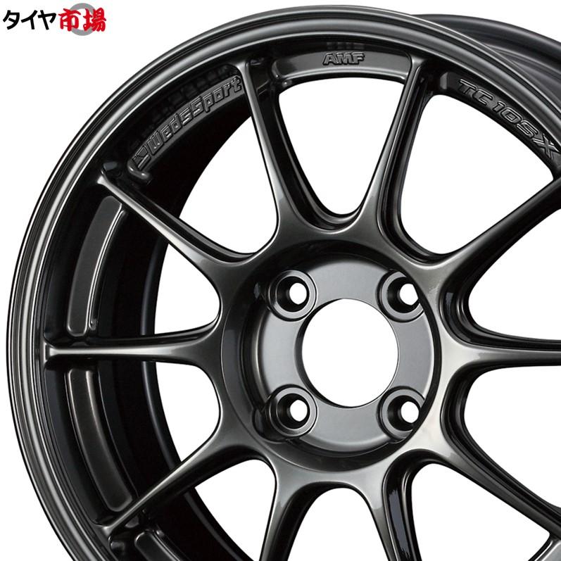 4本セット Weds ウェッズ WedsSport ウェッズスポーツ TCX インチ リム幅7.0J インセット+ 4穴 PCD  EJ TITAN チタン