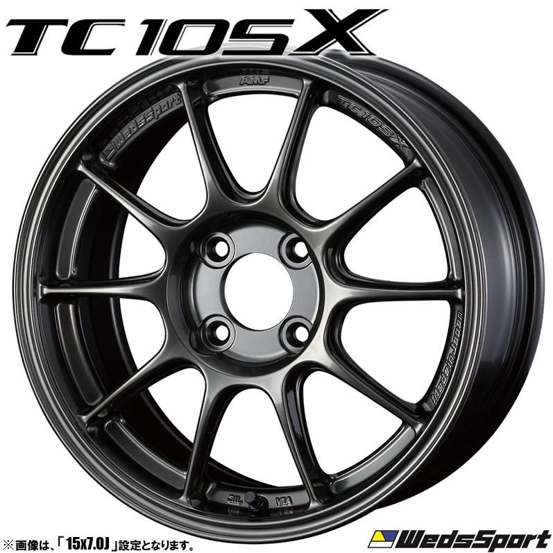 ウェッズスポーツ　tc-05 16インチ　2本 WEDS（ウェッズ） WedsSport ウェッズスポーツ TC105X 16インチ リム幅