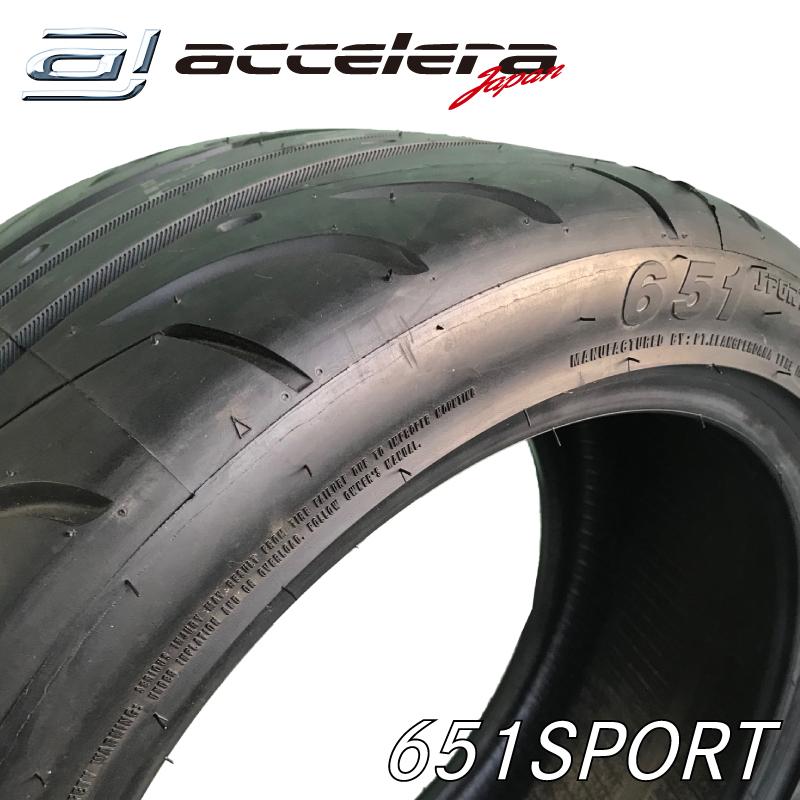 accelera（アクセレラ） 2本セット 255/40R17 (TREADWEAR200) 651SPORT