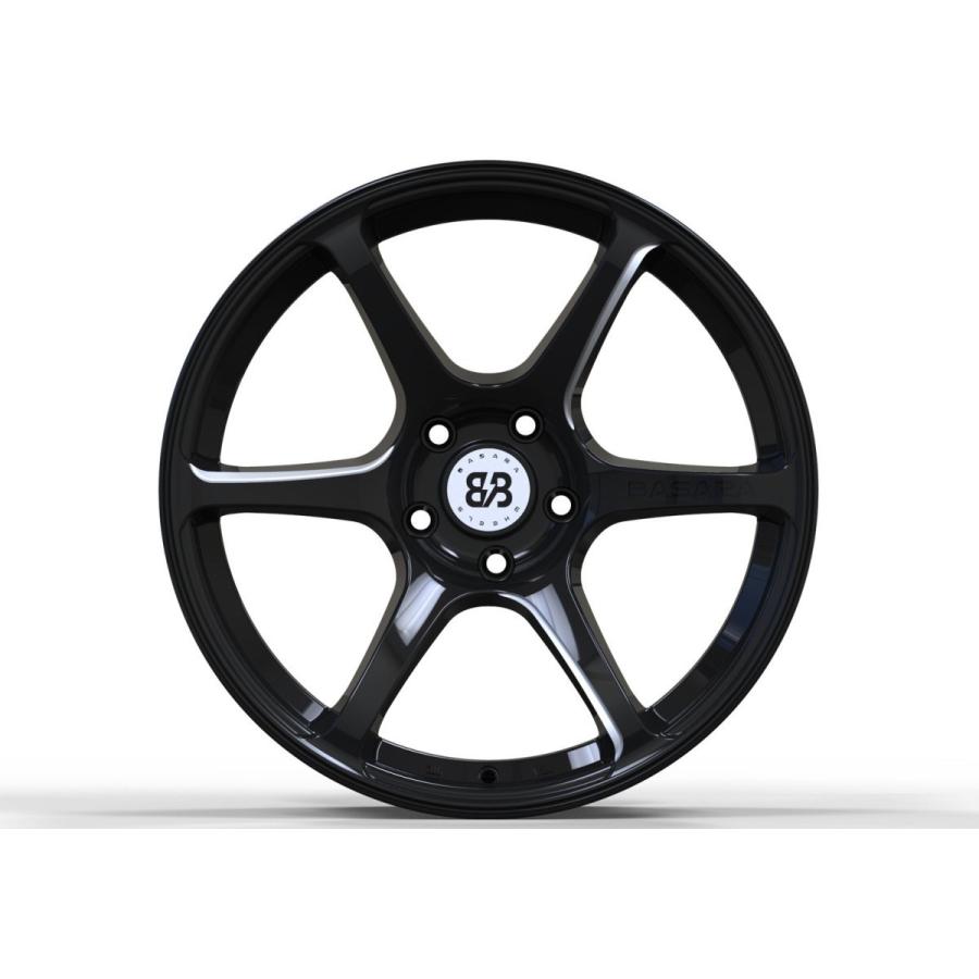 BASARA 18インチ 9.5J +15 5H114.3PCD ブラック バサラホイール