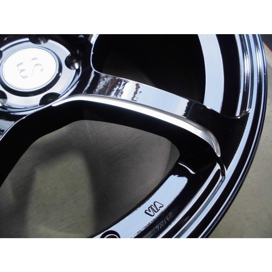 BASARA 18インチ 9.5J +15 5H114.3PCD ブラック バサラホイール
