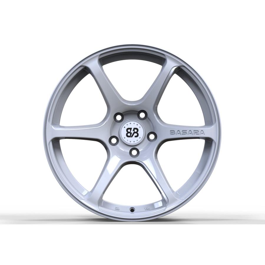 BASARA 17インチ 9J ET±0/+15 5H114.3PCD ホワイト バサラホイール