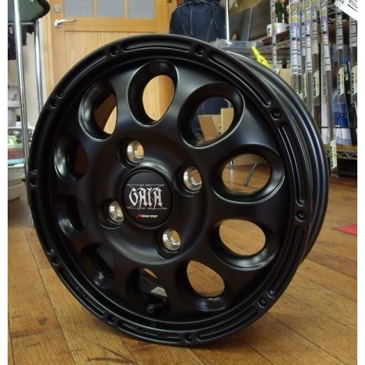 145/80R12 80/78N キャリー/キャリィ専用スタッドレスタイヤ4本セット ブリヂストン W300 12X3.50B　4穴　PCD：100 GAIA X｜tiremart24｜02