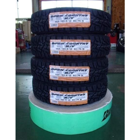 DUNLOP（ダンロップ） 軽トラ、軽バン145/80R12 TOYO/OPEN COUNTRY R/T