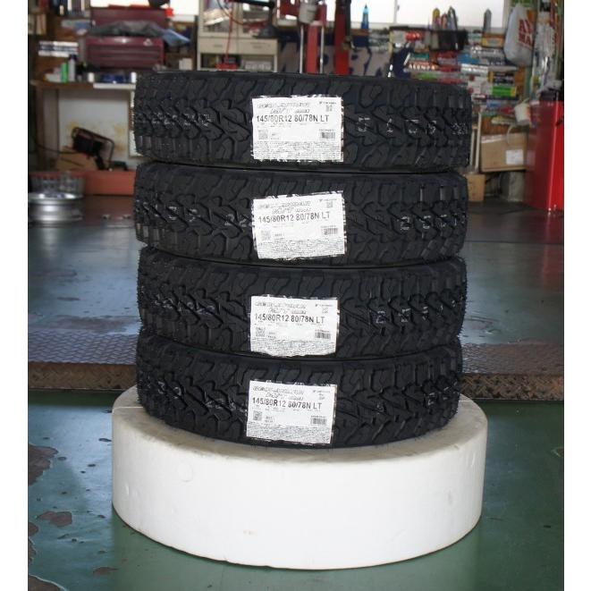 DUNLOP 軽トラ、軽バン145/80R12 GEOLANDAR M/T G003