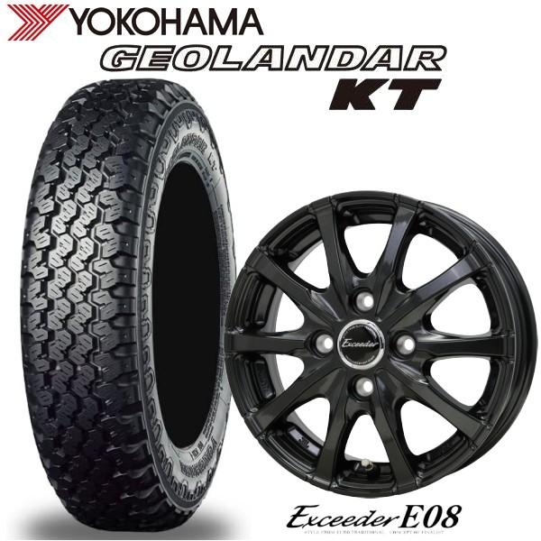 GEOLANDAR 軽トラ、軽バン145/80R12 YOKOHAMA KT/ジオランダーKT 12x3