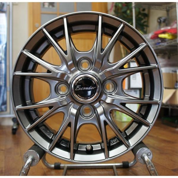 145/80R12 軽トラック・バン用スタッドレスタイヤ4本セット YOKOHAMA iceGUARD iG91 12X4.00B 4穴 PCD：100 Exceeder E05II/エクシーダー E05IIの画像