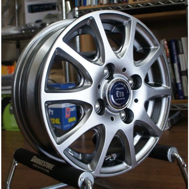 145/80R12 軽トラック・バン用スタッドレスタイヤ4本セット YOKOHAMA iceGUARD iG91 12X4.00B 4穴 PCD：100 LA STRADA TIRADO ETAの画像