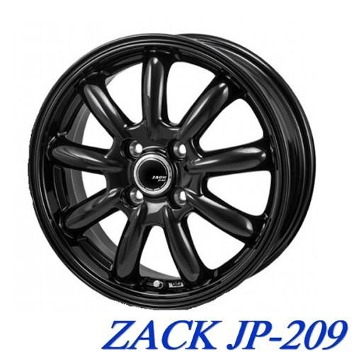 145/80R12 軽トラック・バン用スタッドレスタイヤ4本セット YOKOHAMA iceGUARD iG91 12X4.00B　4穴　 PCD：100 ZACK JP-209/ザック JP-209