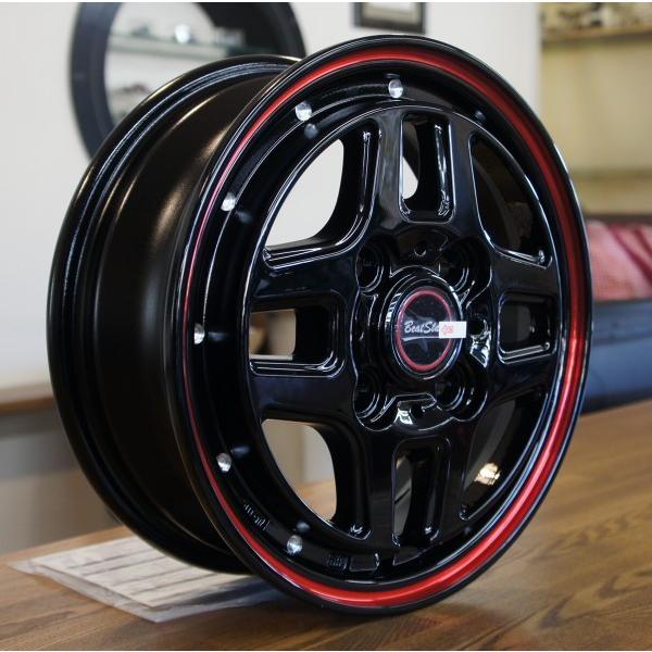 BRIDGESTONE（ブリヂストン） 軽トラック・バン用【アルミ付4本セット