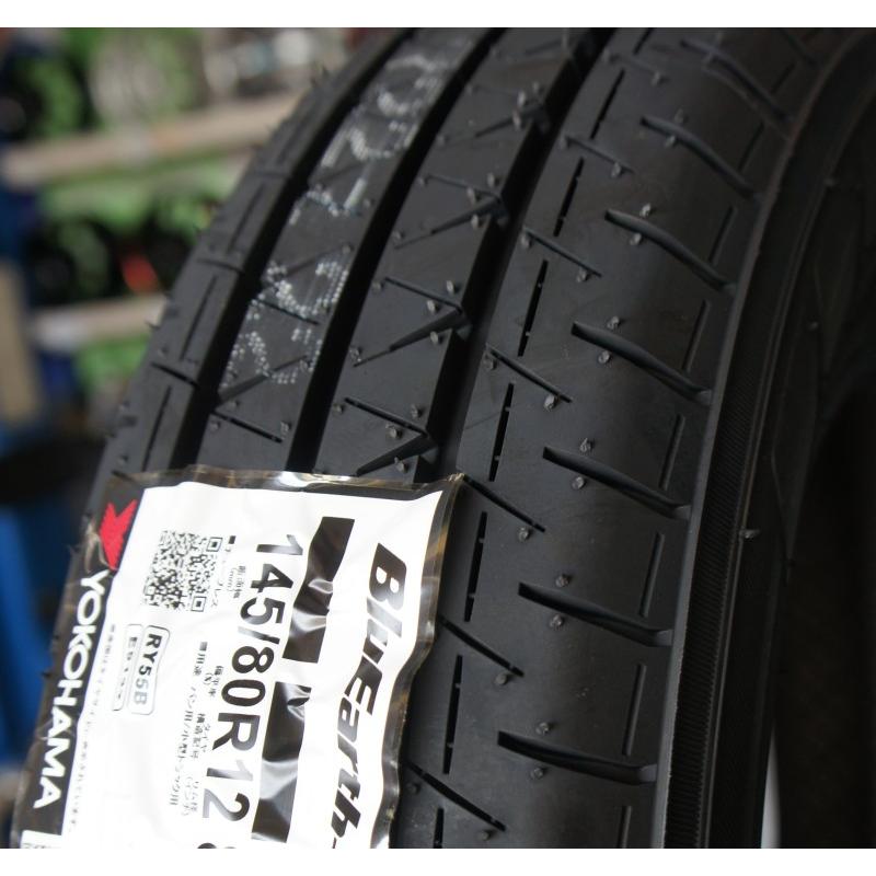 ヨコハマタイヤ 145/80R12 軽トラ、軽バン YOKOHAMA BluEarth