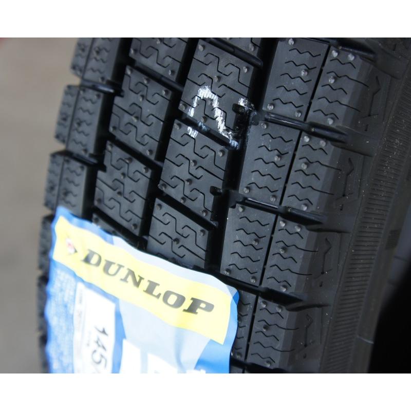 DUNLOP（ダンロップ） 145/80R13 82/80N 軽トラック・バン用 アルミ付4