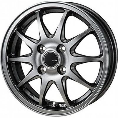 185/65R14 モビリオ・エアウェイブなど【アルミ付4本セット】 BRIDGESTONE BLIZZAK VRX3 14X5.5 4穴 PCD：100 ZACK JP-202の画像