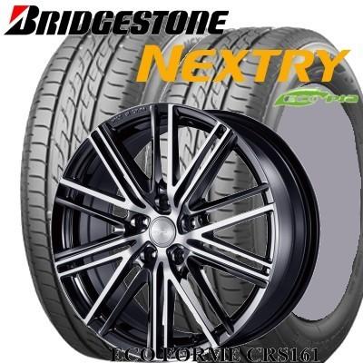 超特価激安 プリウス レガシィなど 軽量アルミ付タイヤ4本セット 215 45r17 Bridgestone Netry 17x7 0 5穴 Pcd 100 53 Eco Forme Crs111 B 売り切れ必至 Loopbiketours Com