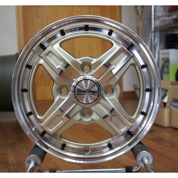 BLEST Beat Stage FS-C 12インチ 4j +43 4-100 　軽トラ　箱バン 楽天市場】アルミホイール 4本セット 12インチ 軽トラック ブレスト