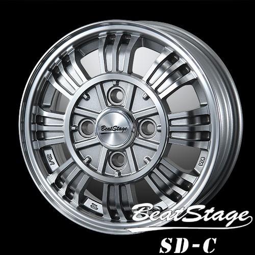 キャリー/エブリィ【アルミ単品4本価格】BeatStage SD-C/ビート