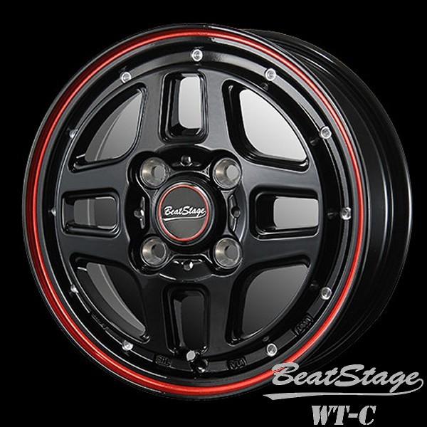 軽自動車【4本価格】BeatStage WT-C/ビートステージ WT-C 14x4.5J 4穴 PCD：100