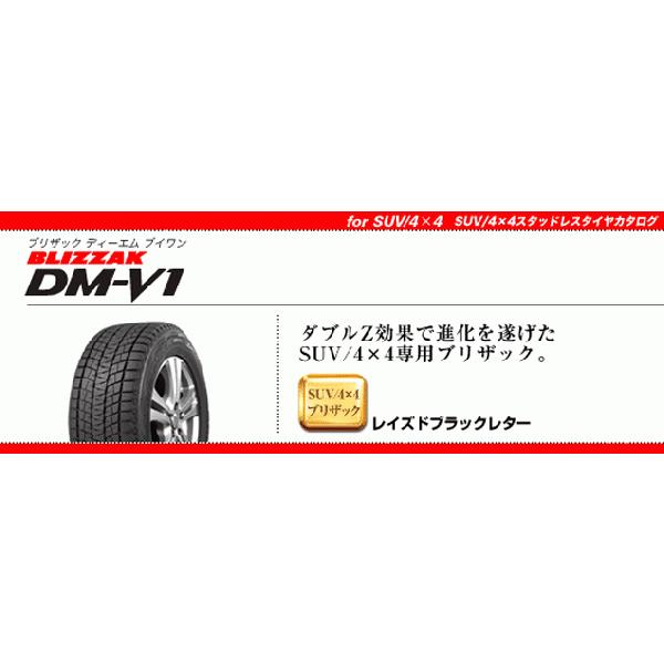 215/60R17 96Q  BRIDGESTONE BLIZZAK DM-V1/ブリヂストン ブリザック DM-V1【単品1本価格】｜tiremart24｜03