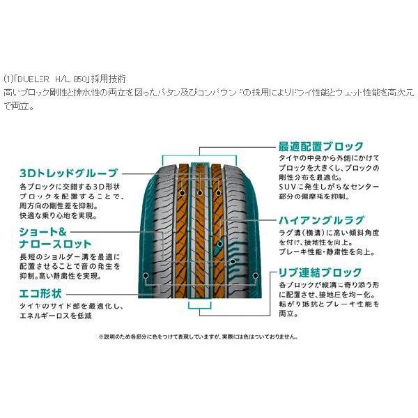 BRIDGESTONE（ブリヂストン） 215/65R16 98H BRIDGESTONE DUELER H/L