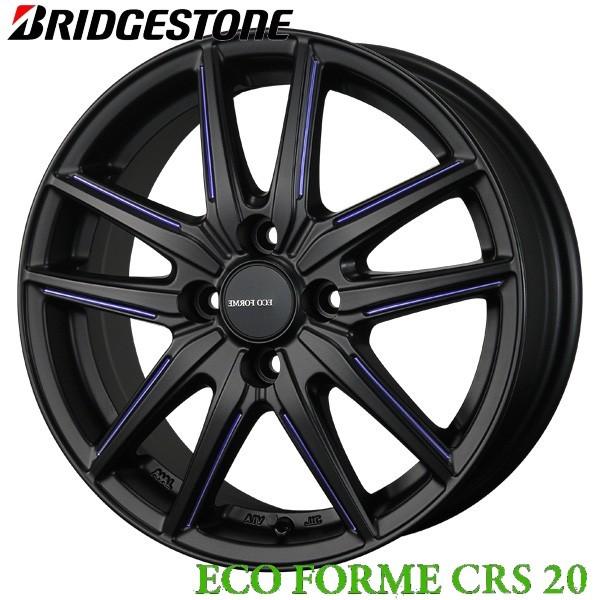 軽自動車【アルミ単品4本価格】ECO FORME CRS20/エコフォルム CRS20 15X4.5J　4穴 PCD：100｜tiremart24