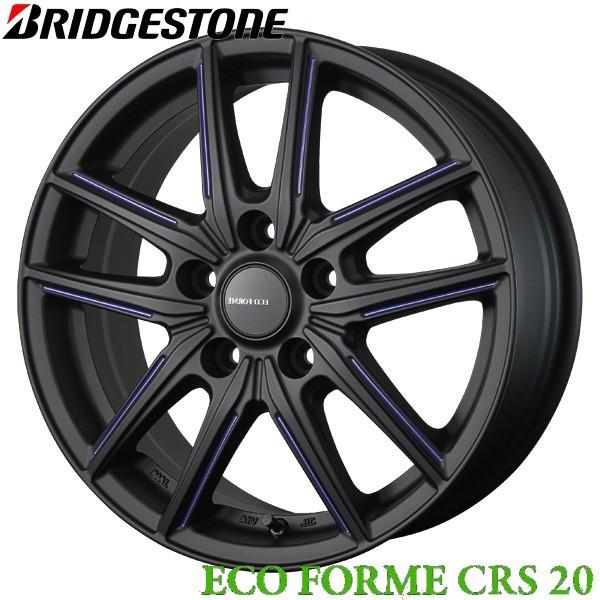 ステップワゴン/エスクァイア【アルミ単品4本価格】ブリヂストン ECO FORME CRS20/エコフォルム CRS20 15X6.0J　5穴 PCD：114.3｜tiremart24