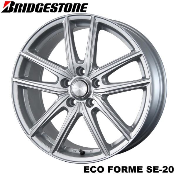 中古アルミ16x6.5 エコフォルム平座トヨタ専用4本セット プリウスαなど ECO FORME トヨタ車専用平座ナット【アルミ単品4本価格】BRIDGESTONE