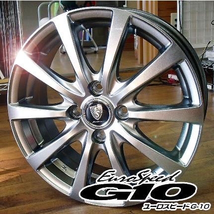 ☆軽自動車☆【アルミ単品4本価格】EUROSPEED G10/ユーロスピードG10