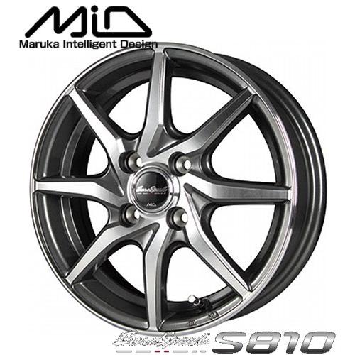 軽トラ＆軽バン【アルミ単品4本価格】EuroSpeed S810/ユーロ  