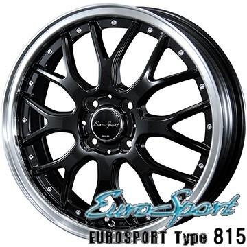 BRIDGESTONE - 軽自動車【軽銀単品4本通貨価値】EUROSPORT TYPE 815/ユーロ運動競技 手あい815 16X5.0J 4穴 PCD：100b 自動車-タイヤ、ホイール