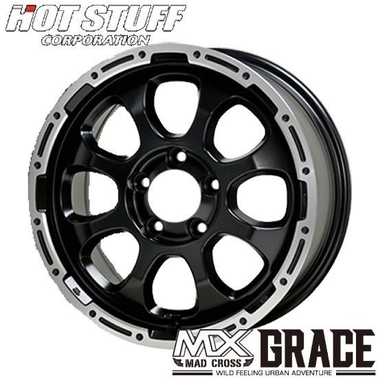 ジムニー　MAD CROSS GRACE/マッドクロス グレイス　16X5.5  5/139.7 ４本セット bp