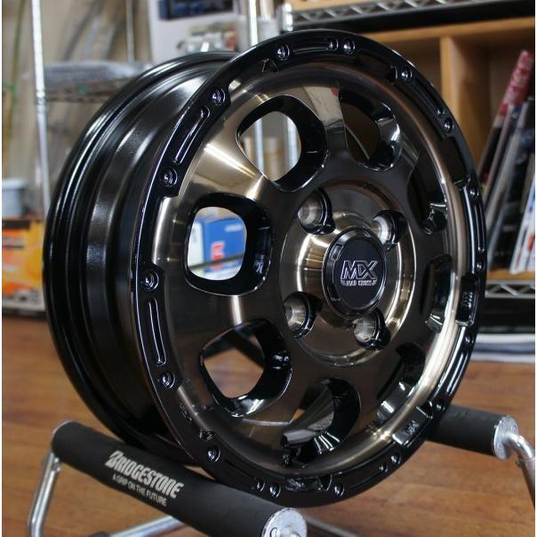 MAD CSOSS マッドクロス 14インチ タイヤ付 4本　 軽トラ　軽バン 楽天市場】MAD CROSS GRACE 14×4.5J 4/100 +45 セミグロスブラック