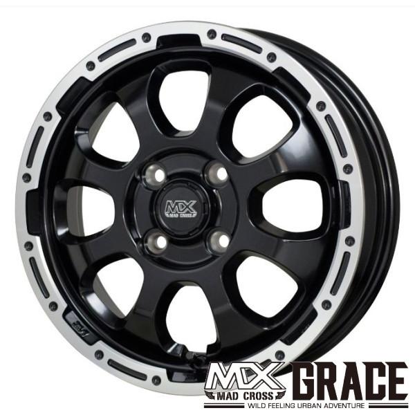 軽トラ＆軽バン【アルミ単品4本価格】MAD CROSS GRACE/マッドクロス